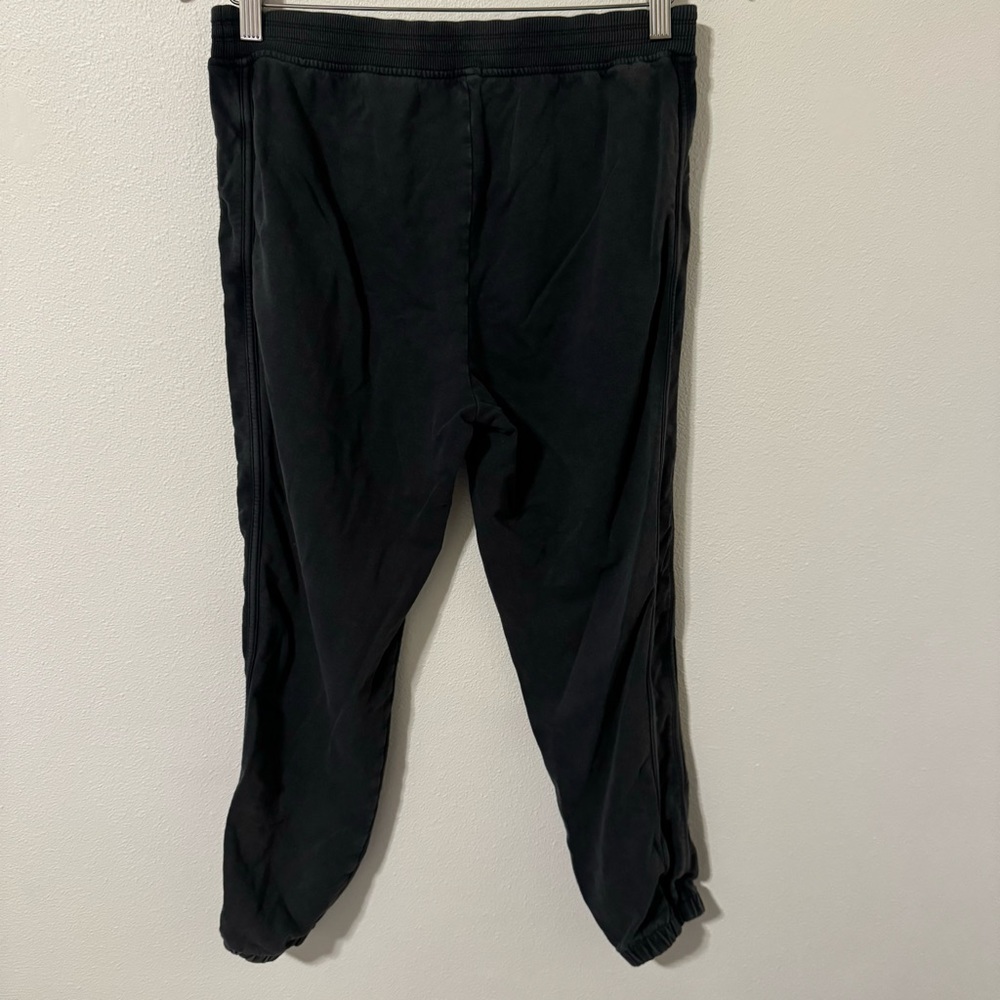 Aerie Sunwashed Desert Joggers Black Pockets Cotton Athleisure Gym-Small
